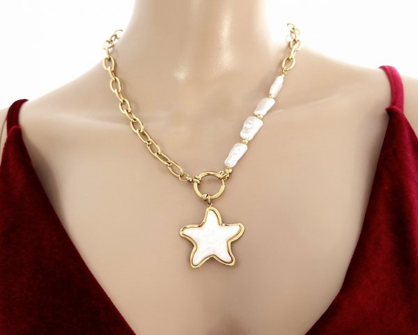 GOLD CHAIN NECKLACE celebrity STAINLESS STEEL