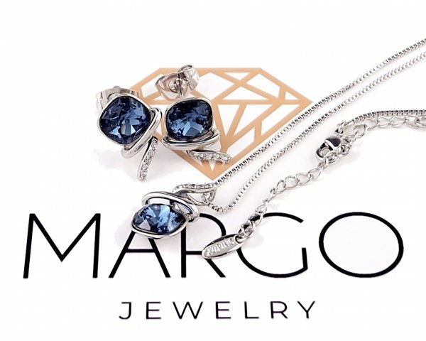 swarovski gold-plated necklace 18k white gold