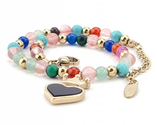 BRACELET GOLD CELEBRITY STAINLESS STEEL