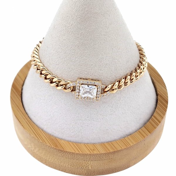 gold-plated 18k gold bracelet