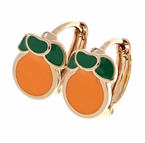 exclusive swarovski gold-plated earrings