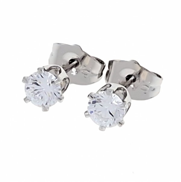 gold plated earrings with exclusive cubic zirconia