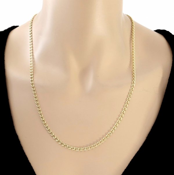 Gold Chain Celebrity Gold Plated Necklace 14K XUPING