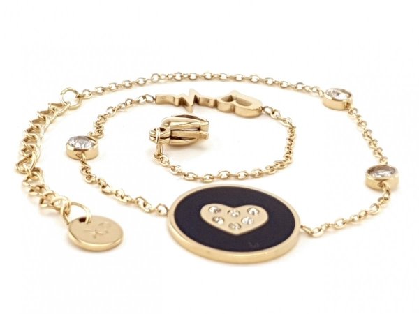 BRACELET GOLD CELEBRITY STAINLESS STEEL