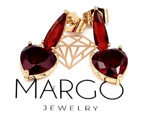 gold plated earrings with exclusive cubic zirconia