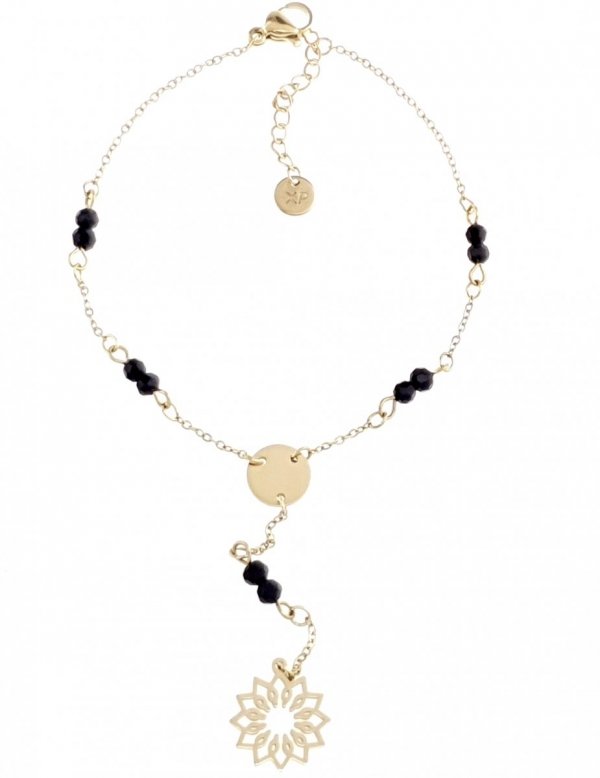 BRACELET GOLD CELEBRITY STAINLESS STEEL