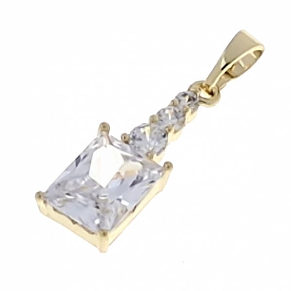 gold pendant 18k shiny xuping