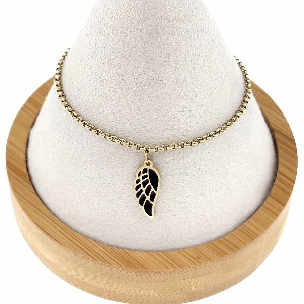 BRACELET GOLD CELEBRITY STAINLESS STEEL