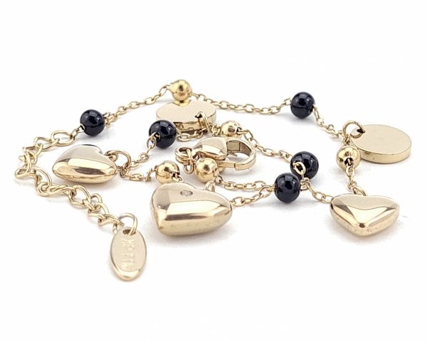 BRACELET GOLD CELEBRITY STAINLESS STEEL
