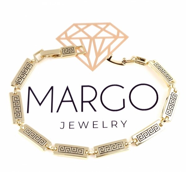 gold bracelet for a gold-plated leg