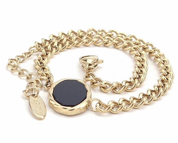 BRACELET GOLD CELEBRITY STAINLESS STEEL