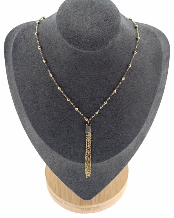 GOLD CHAIN NECKLACE celebrity STAINLESS STEEL
