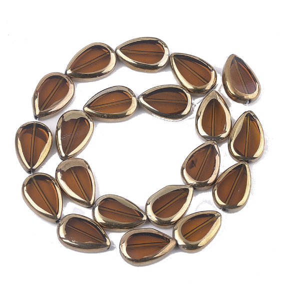 Glass beads faceted strands