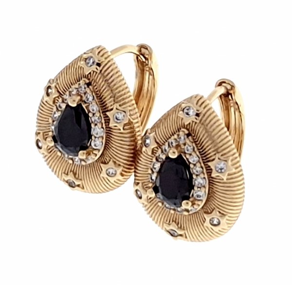 18k gold plated set pendant earrings xuping