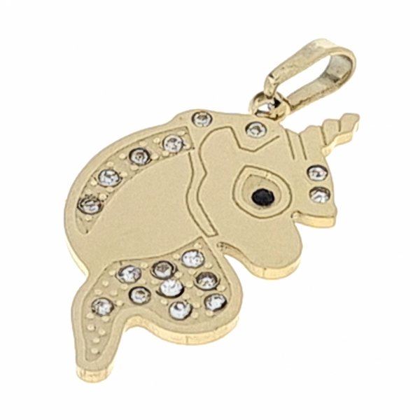 gold pendant stainless steel