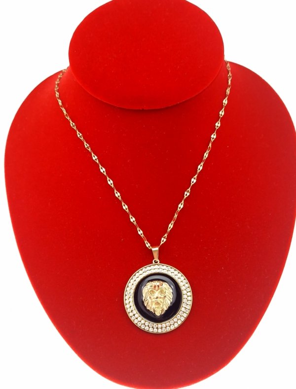 GOLD CHAIN NECKLACE celebrity STAINLESS STEEL
