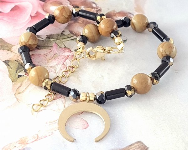 BRACELET GOLD CELEBRITY STAINLESS STEEL