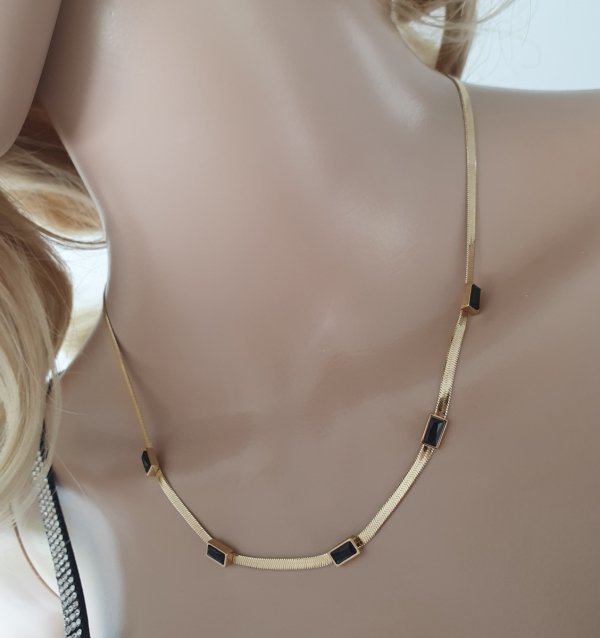GOLD CHAIN NECKLACE celebrity STAINLESS STEEL