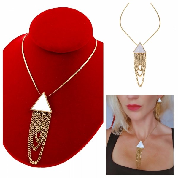 GOLD CHAIN NECKLACE celebrity STAINLESS STEEL