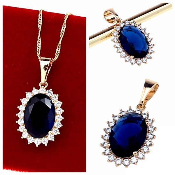 gold pendant 18k shiny xuping