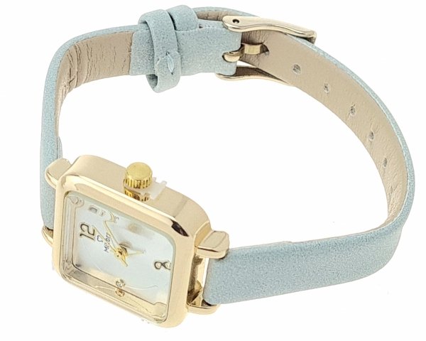 exclusive women's gold watch leather strap