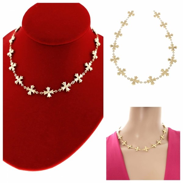 GOLD CHAIN NECKLACE celebrity STAINLESS STEEL
