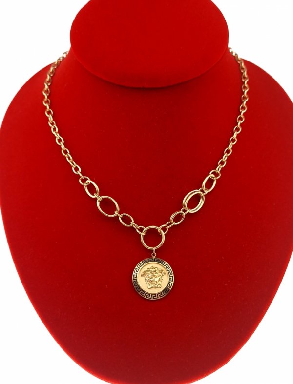 GOLD CHAIN NECKLACE celebrity STAINLESS STEEL