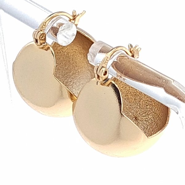 gold plated earrings with exclusive cubic zirconia