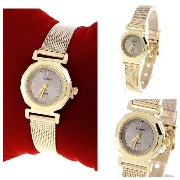 Women's watch golden kurren stainless steel