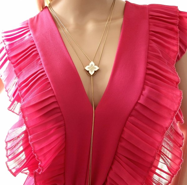 GOLD CHAIN NECKLACE celebrity STAINLESS STEEL