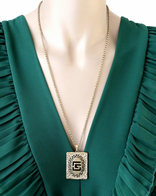 GOLD CHAIN NECKLACE celebrity STAINLESS STEEL
