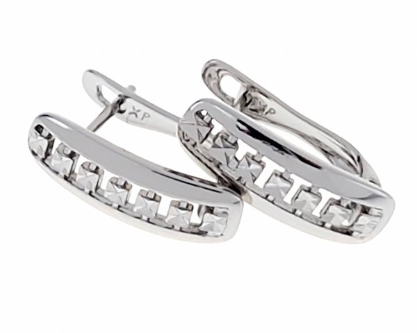 gold plated earrings with exclusive cubic zirconia