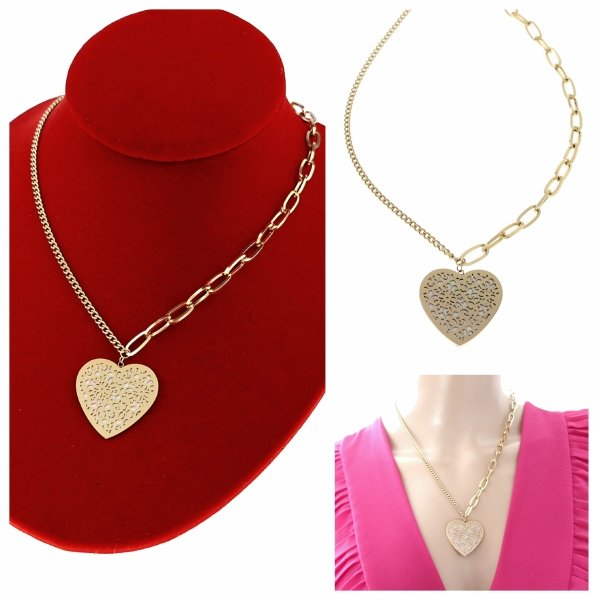 GOLD CHAIN NECKLACE celebrity STAINLESS STEEL