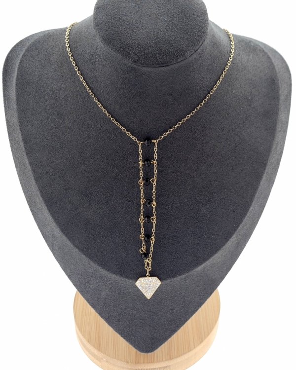 GOLD CHAIN NECKLACE celebrity STAINLESS STEEL