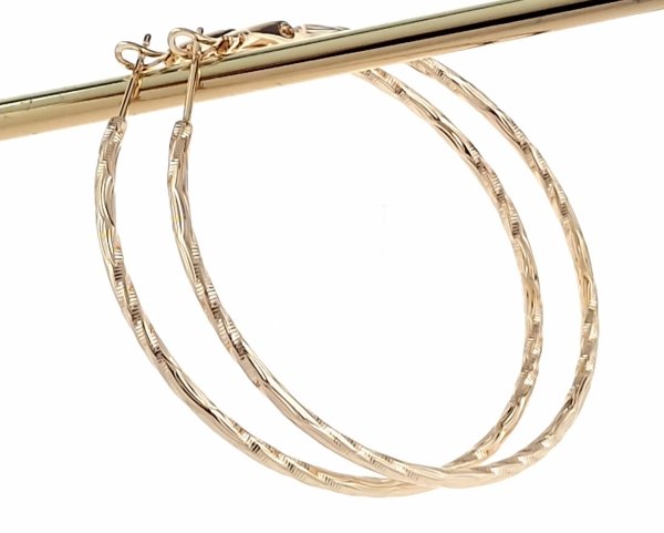 exclusive swarovski gold-plated earrings