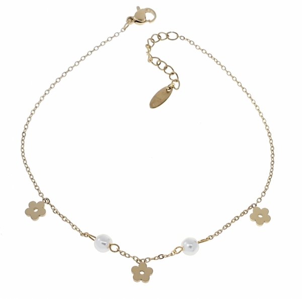 BRACELET GOLD CELEBRITY STAINLESS STEEL