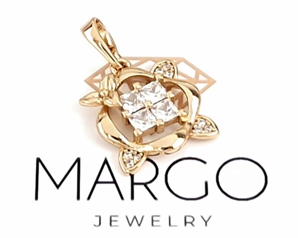 gold pendant 18k shiny xuping