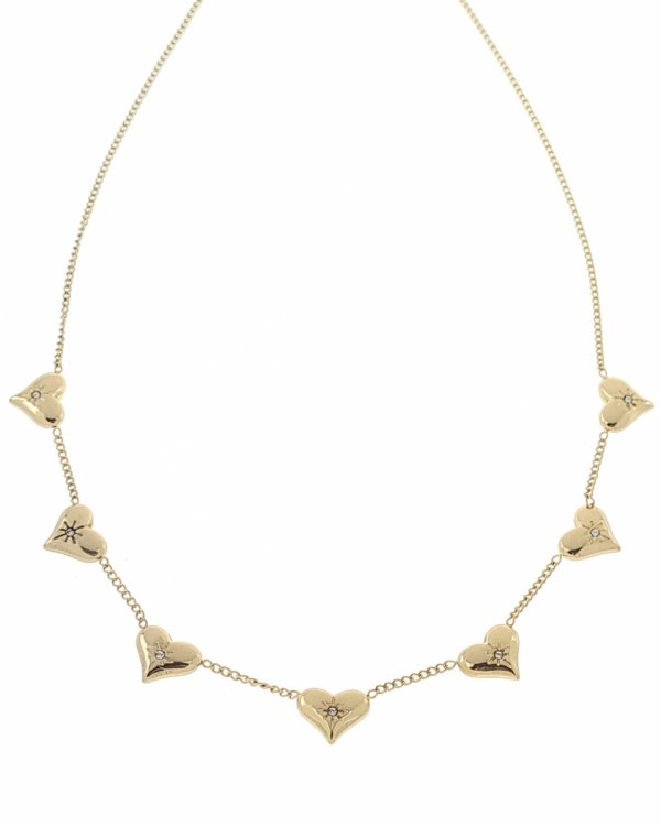 GOLD CHAIN NECKLACE celebrity STAINLESS STEEL