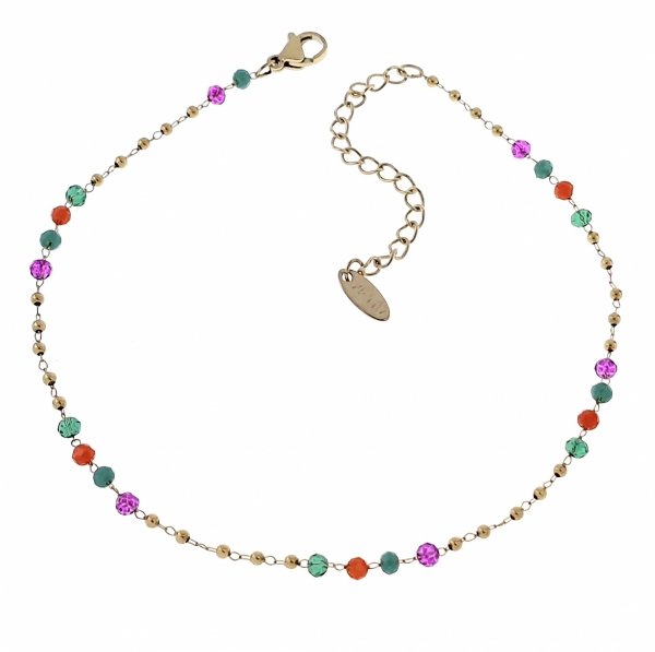 BRACELET GOLD CELEBRITY STAINLESS STEEL