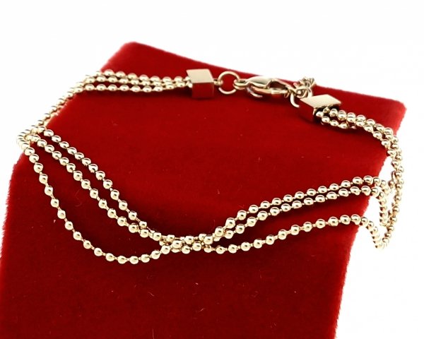BRACELET GOLD CELEBRITY STAINLESS STEEL