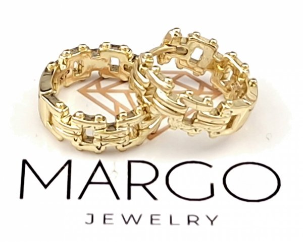 gold plated earrings with exclusive cubic zirconia