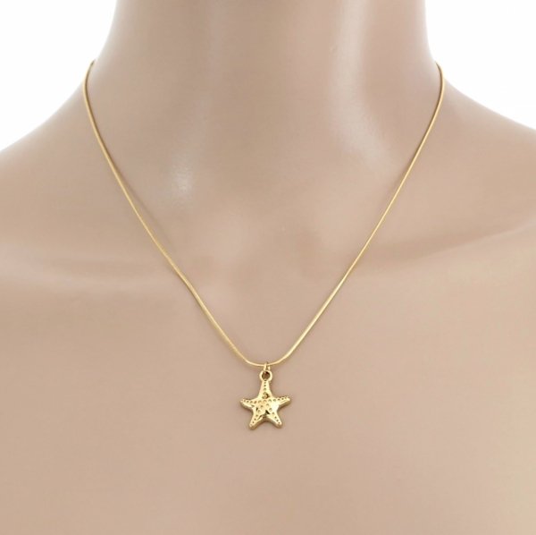 GOLD CHAIN NECKLACE celebrity STAINLESS STEEL