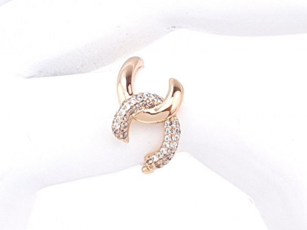gold ring 17,00mm. gold-plated engagement xuping