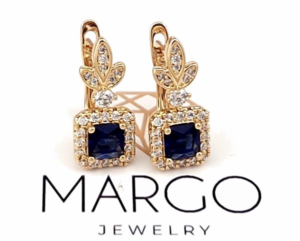 exclusive swarovski gold-plated earrings