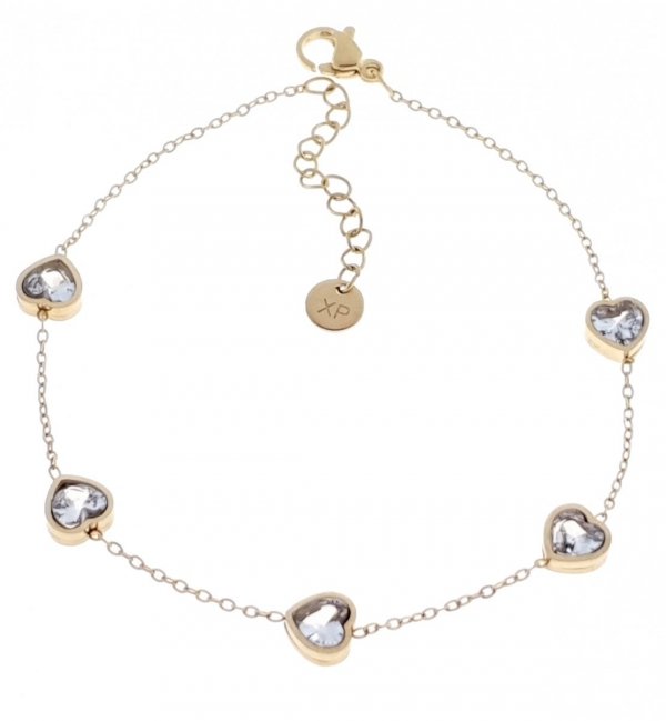 BRACELET GOLD CELEBRITY STAINLESS STEEL