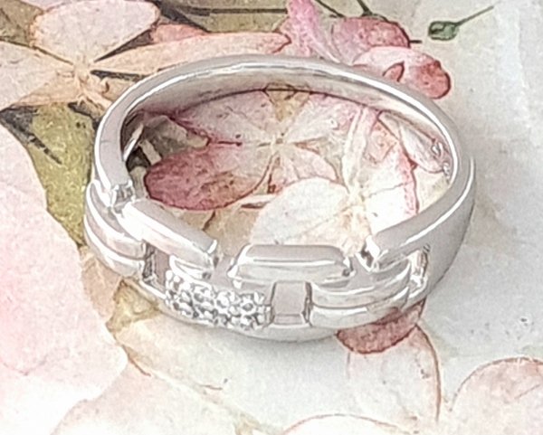 gold ring 17,30mm. gold-plated engagement xuping