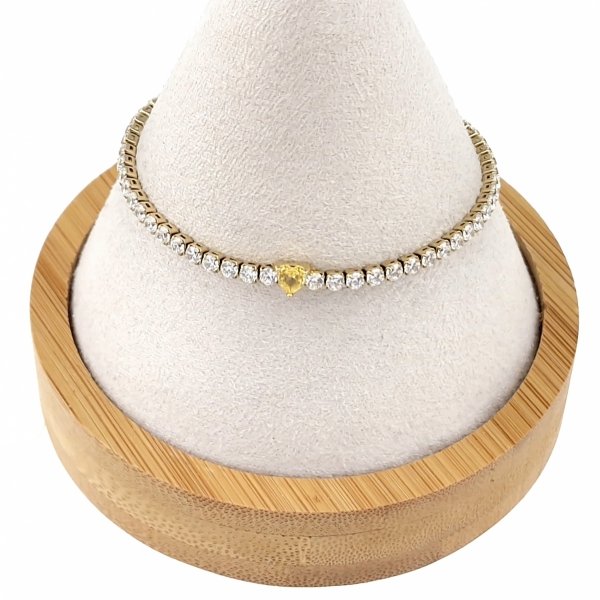 BRACELET GOLD CELEBRITY STAINLESS STEEL