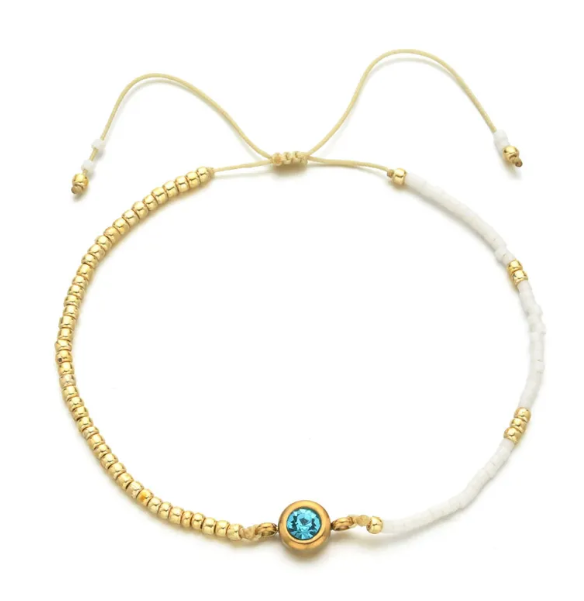 GOLD BRACELET STAINLESS STEEL STRING