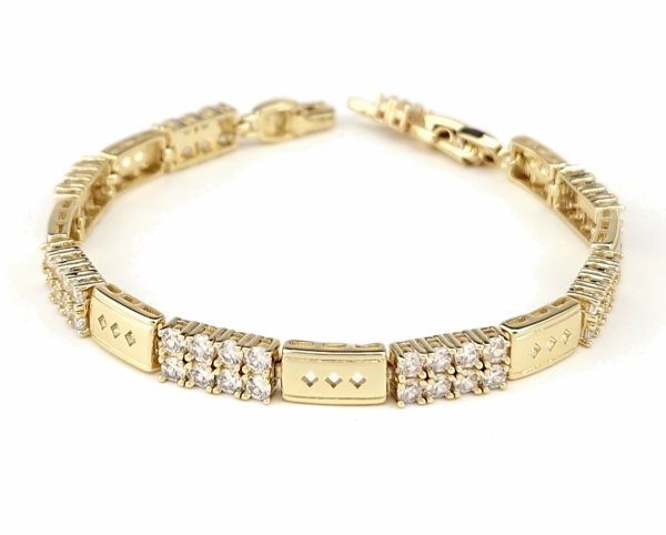 gold bracelet for a gold-plated leg