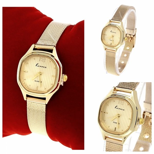 Women's watch golden kurren stainless steel